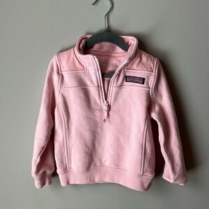 Vineyard Vines 4t Pink Quarter Zip Shep Shirt